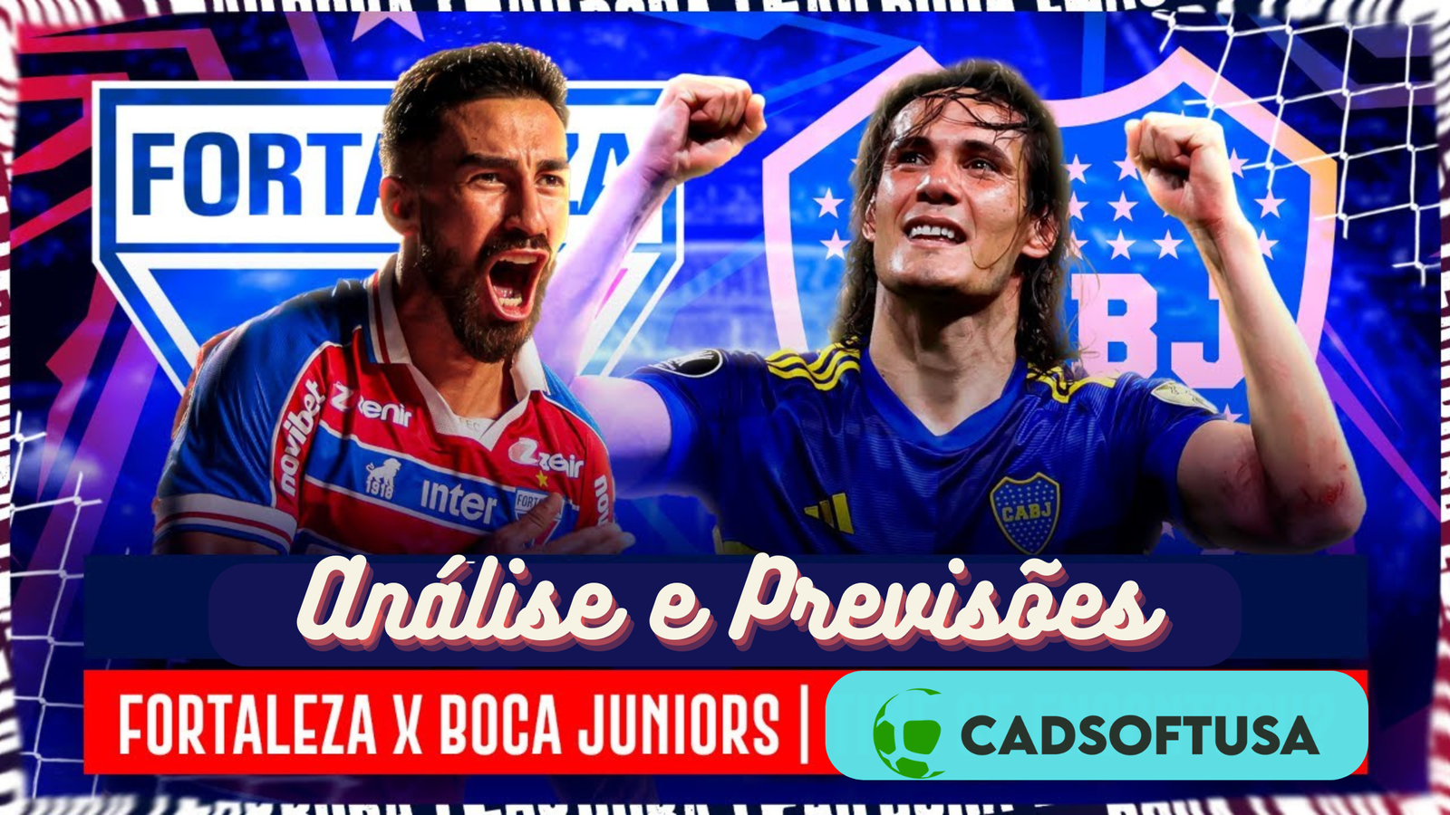 Análise e Previsões Fortaleza x Boca Juniors