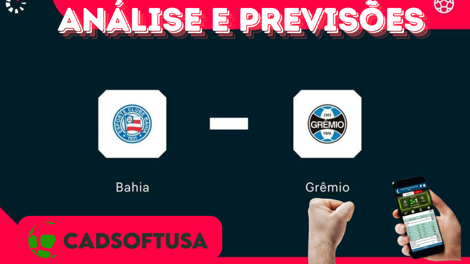 Análise e Previsões Bahia x Grêmio
