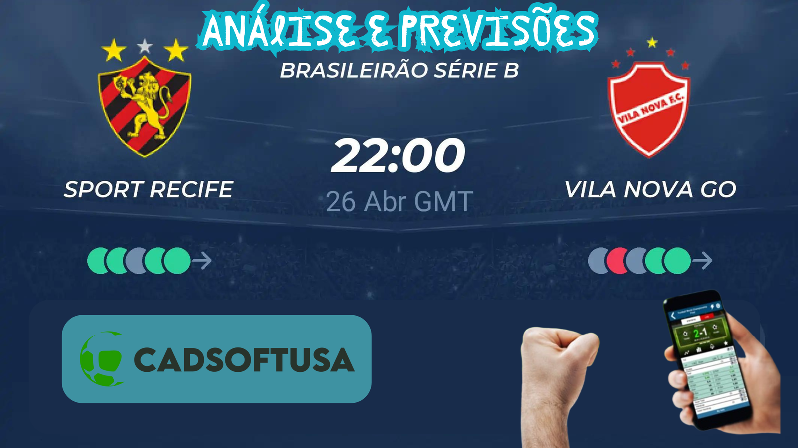 Análise e Previsões Sport Recife x Vila Nova