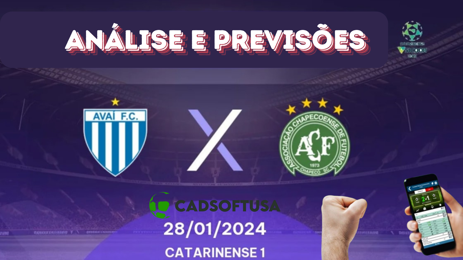 Análise e Previsões de aposta Avaí x Chapecoense