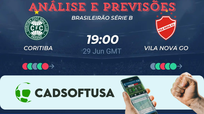 Análise e Previsões de aposta Coritiba x Vila Nova