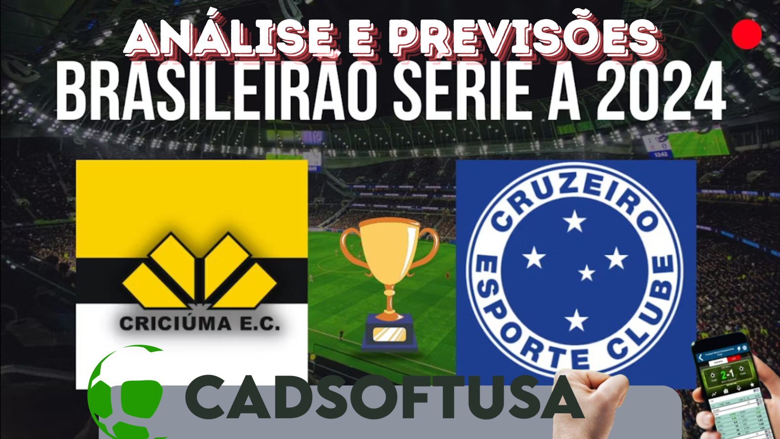 Análise e Previsões de aposta Criciúma x Cruzeiro