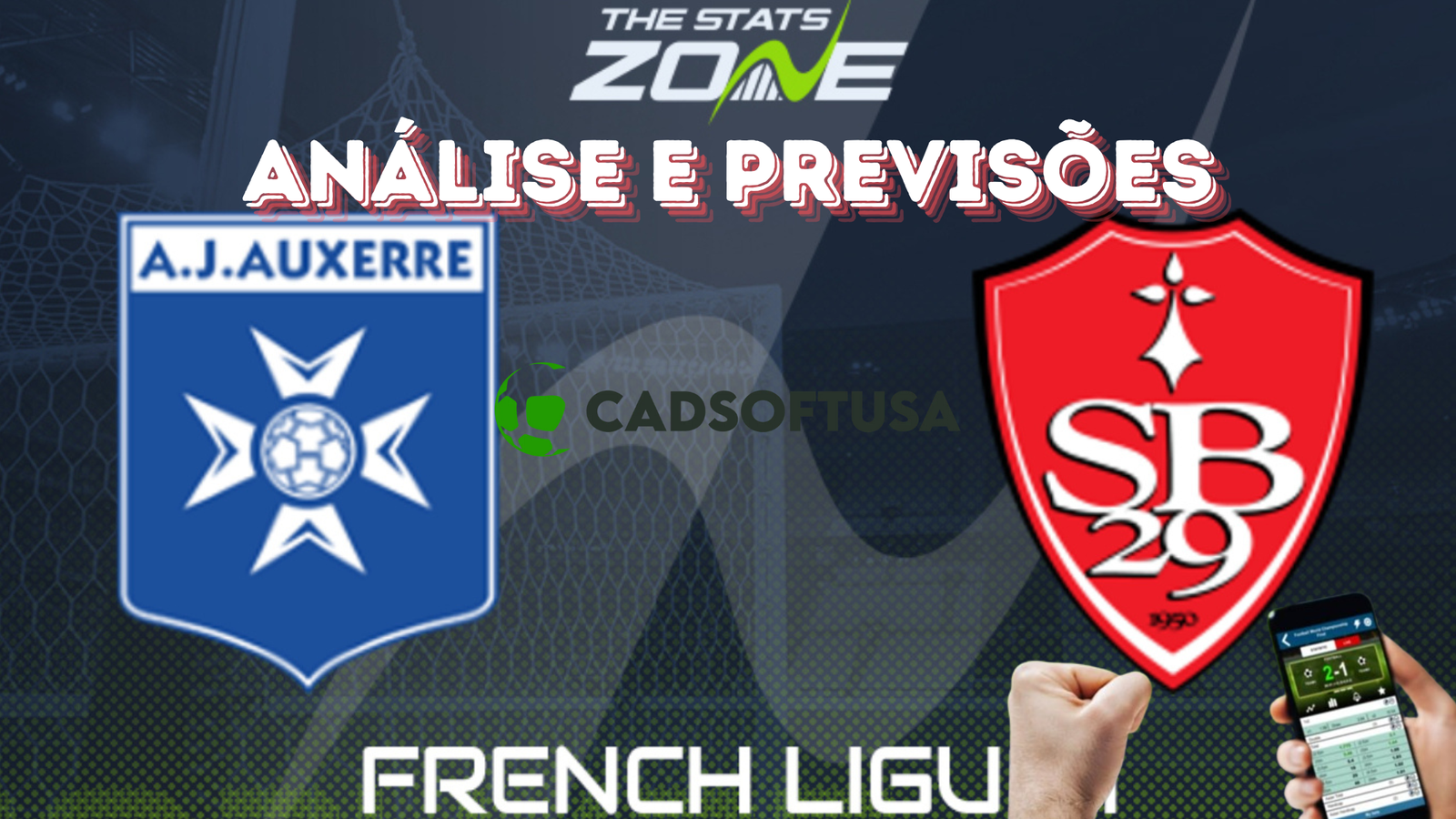 Análise e Previsões de aposta Auxerre x Stade Brest