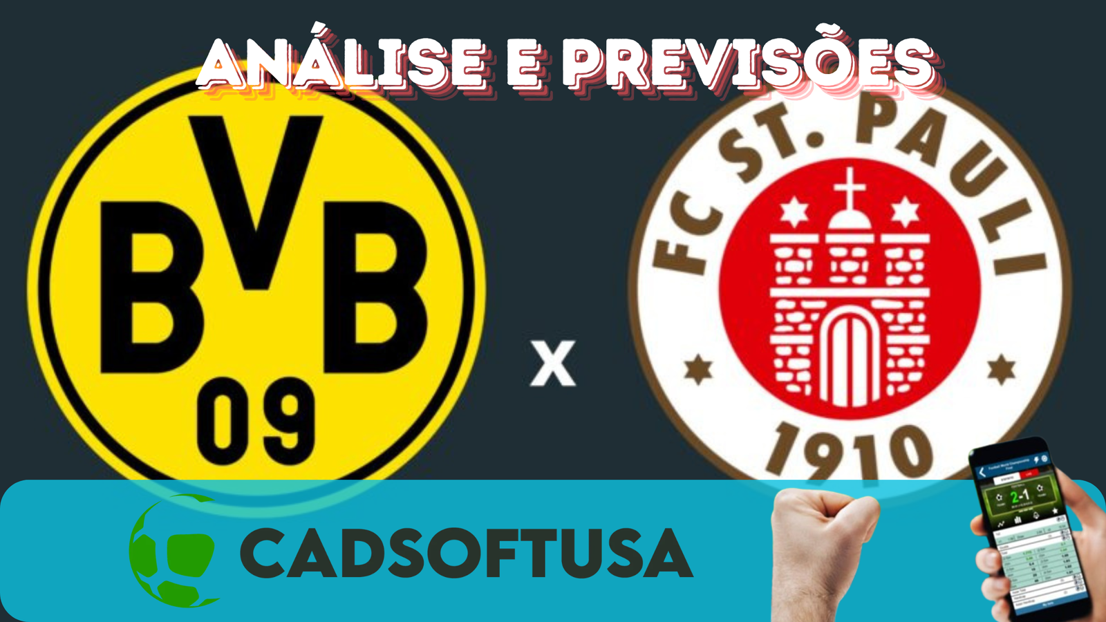 Análise e Previsões de aposta Borussia Dortmund x St. Pauli