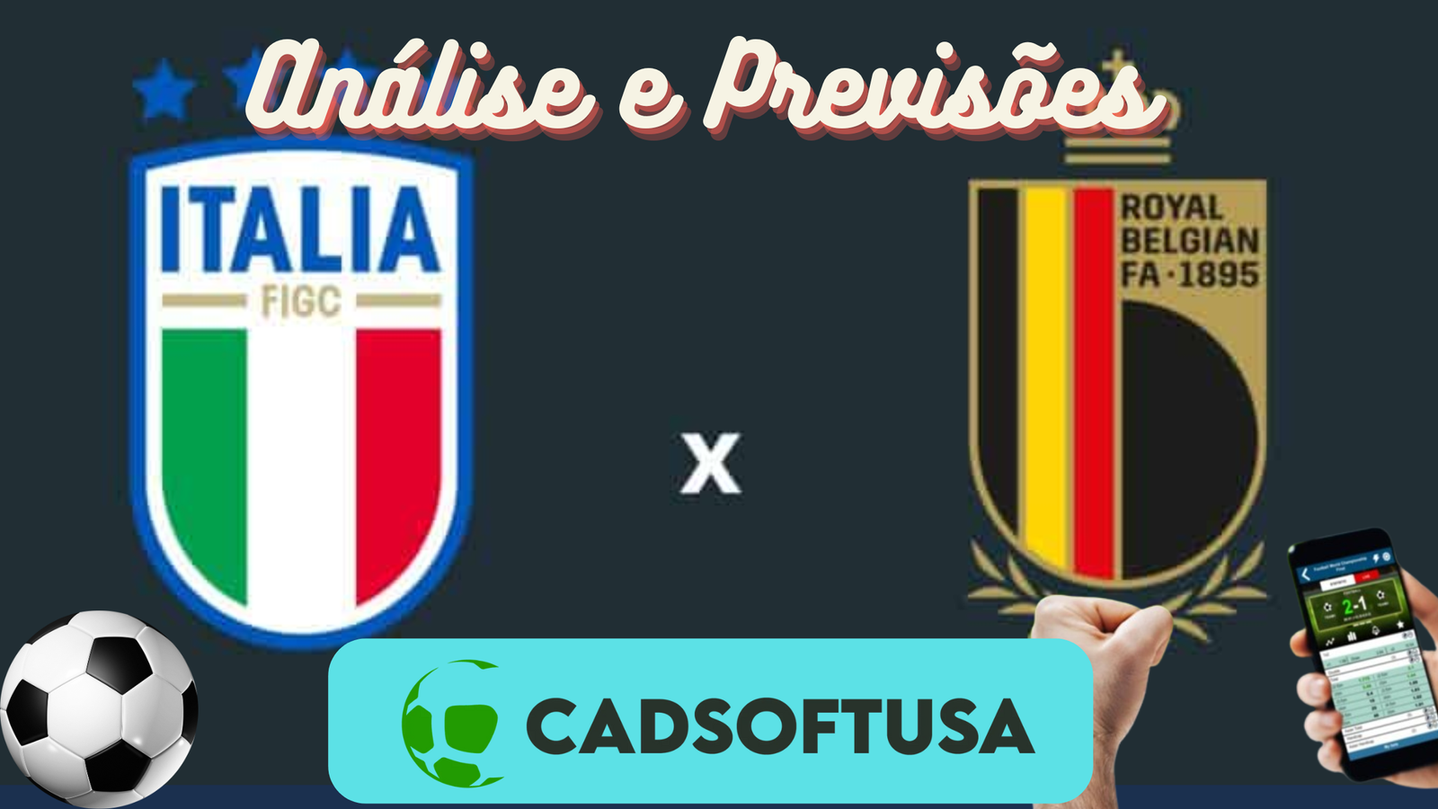 Análise e Previsões de aposta Bélgica x Itália