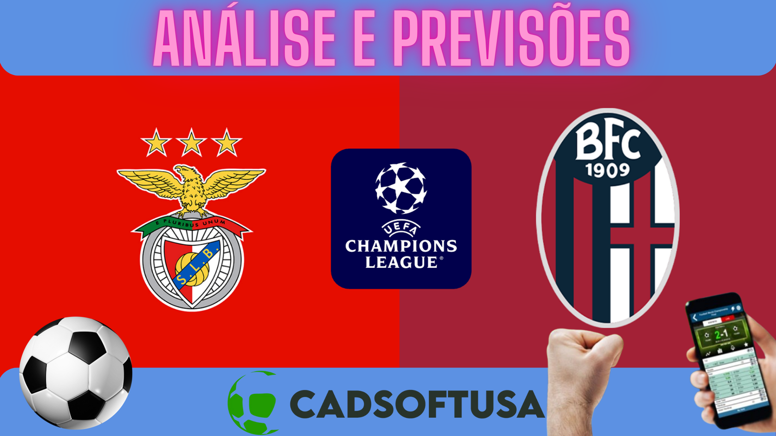 Benfica x Bologna: Onde assistir e horário pela UEFA Champions League