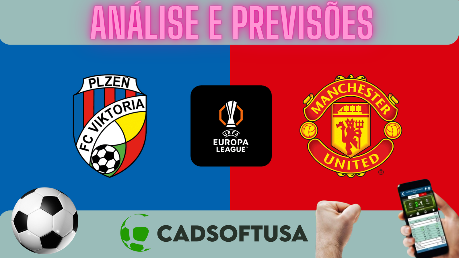 Viktoria Plzeň x Manchester United:Onde assistir e horário pela Europa League