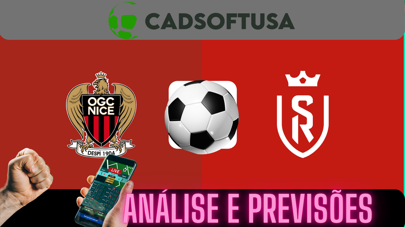 Nice x Reims: Onde assistir e horário pela Ligue 1
