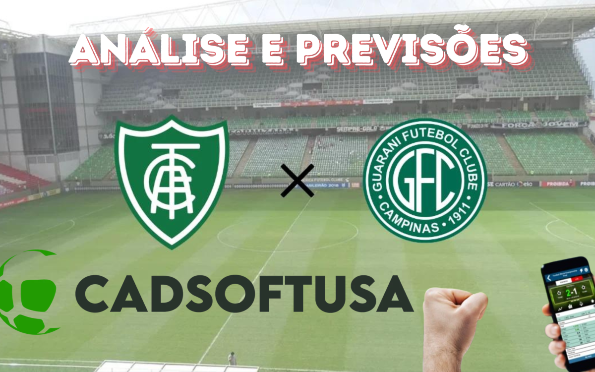 análise e previsões de aposta américa-mg x guarani
