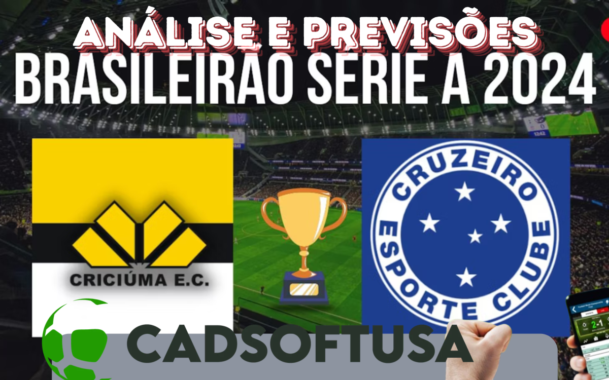 Análise e Previsões de aposta Criciúma x Cruzeiro