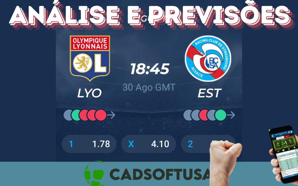 análise e previsões de aposta olympique lyon x strasbourg